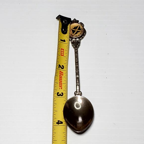 Stuart Silverplated Frae Bonnie Scotland Vintage Souvenir Spoon Collectible 4" - Picture 6 of 6
